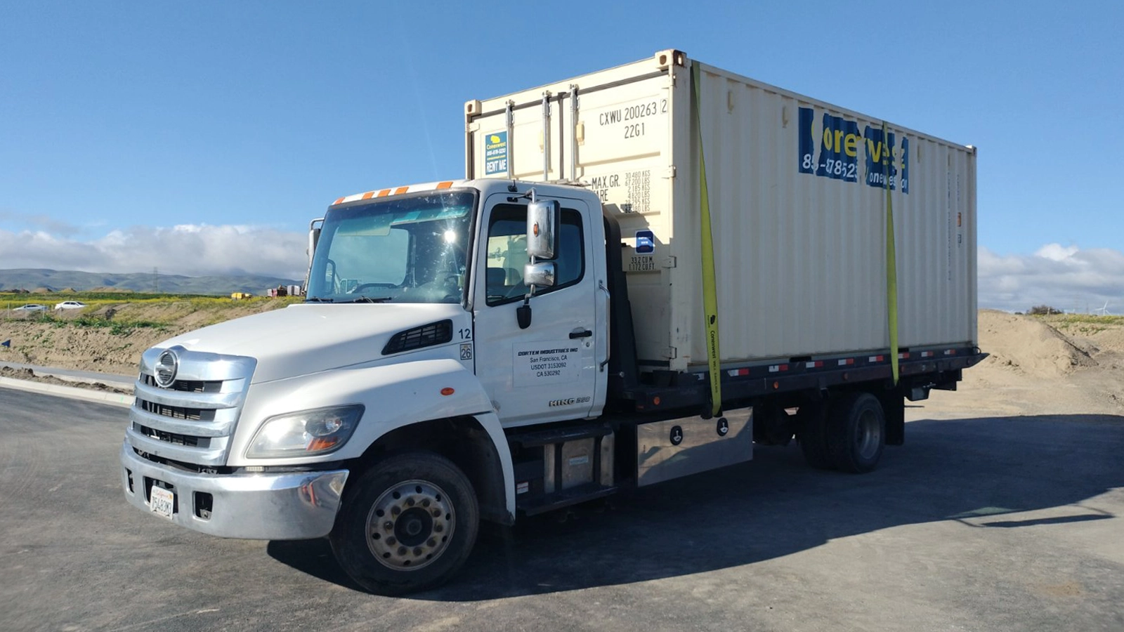 Container delivery in SF