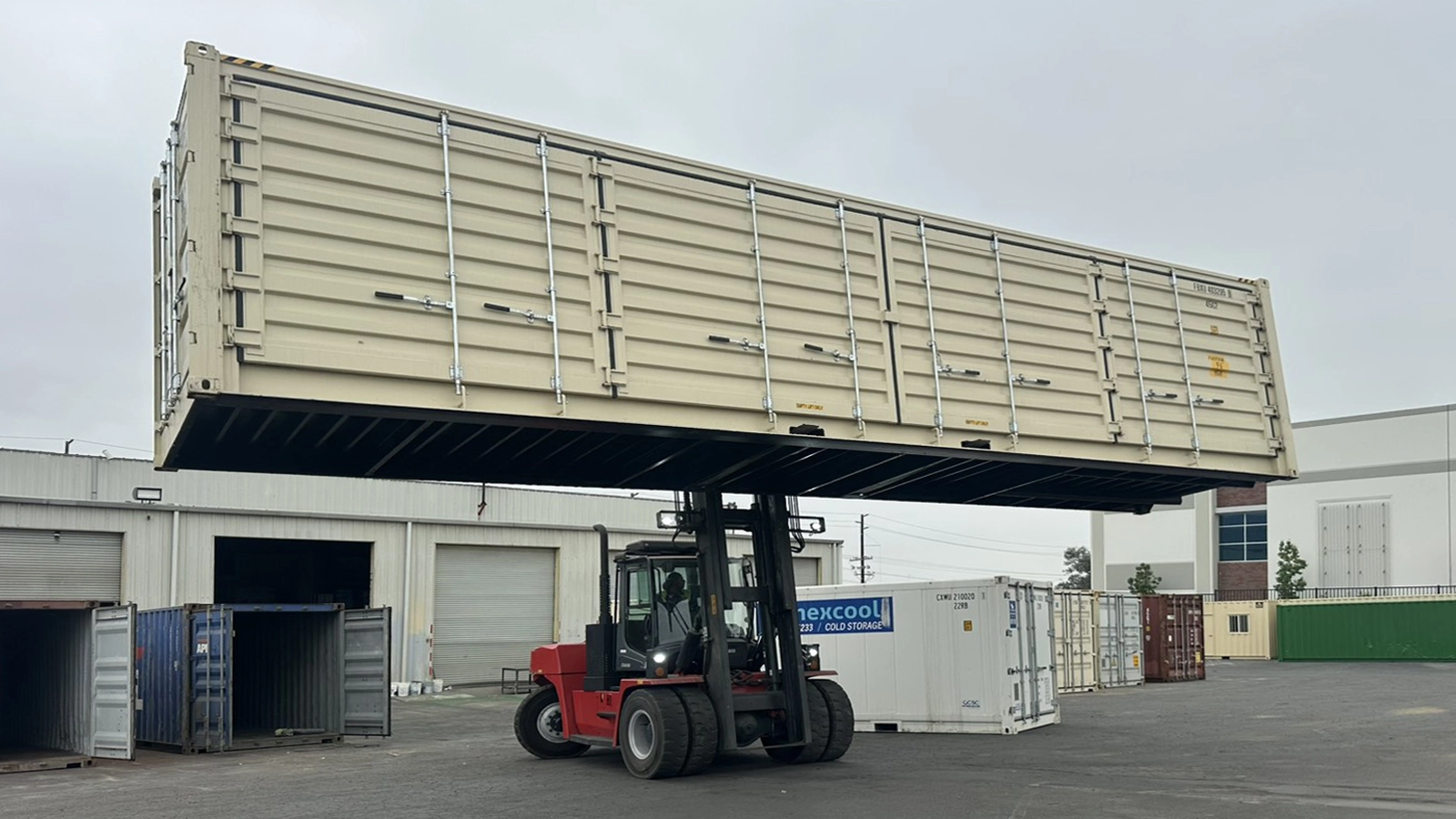 Container delivery in Reno