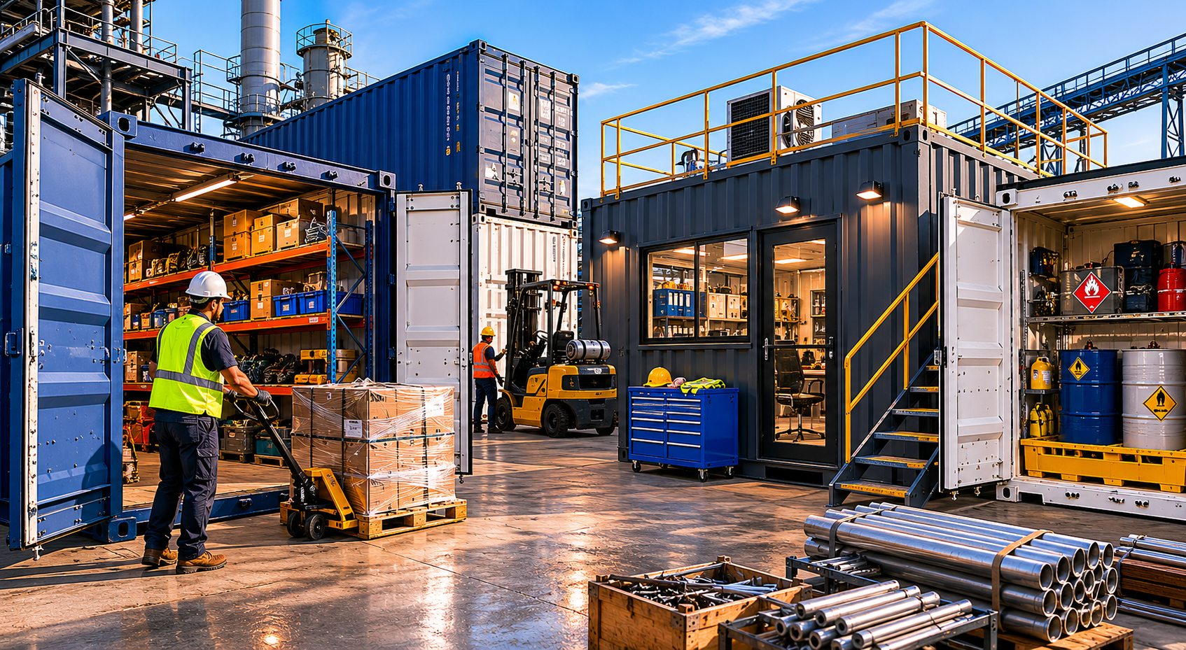  Shipping Containers for Industrial & Manufacturing Storage
