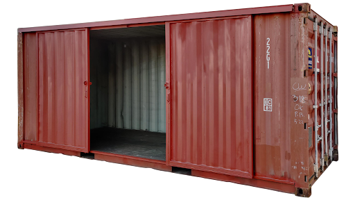 20ft Storage Container With Barn Doors