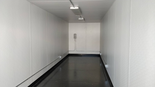 Example of an electrical package added to a container
