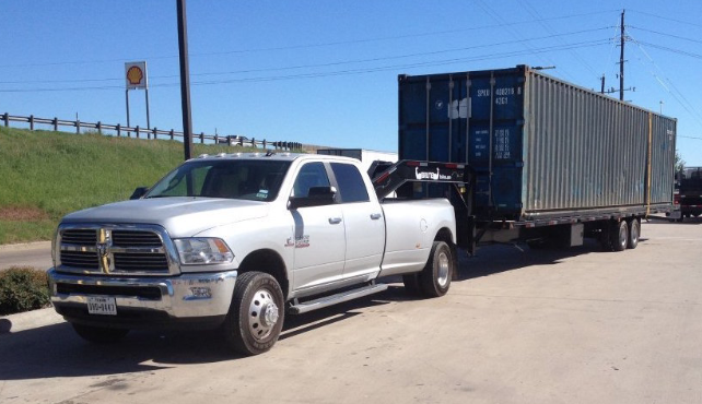 private truck shipping container