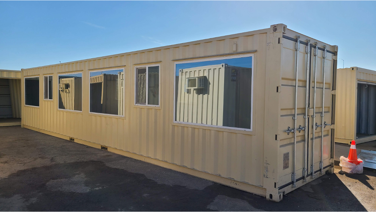 A container construction. 