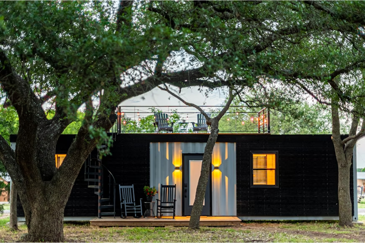 A container home. 