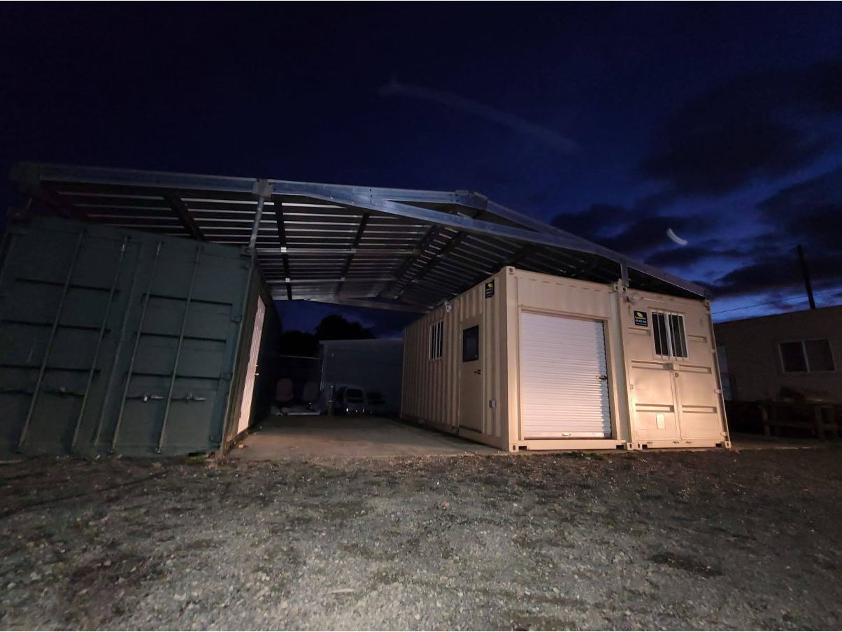 A container structure. 