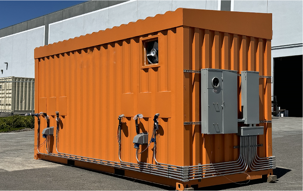 A fitted container