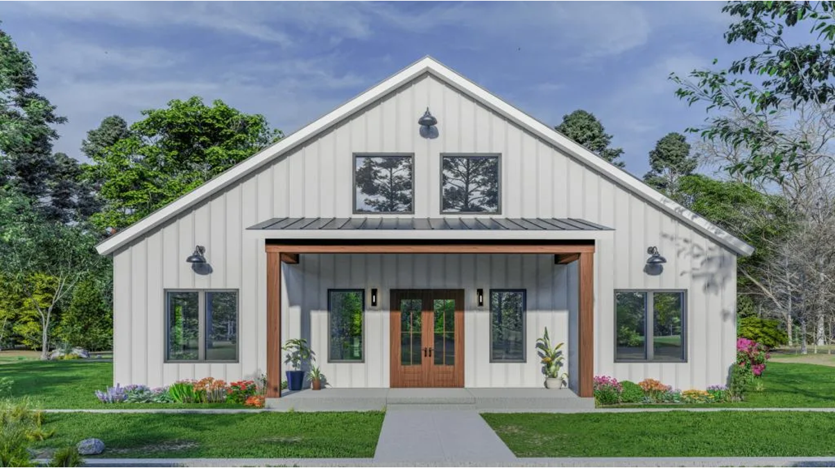 An image of a Barndominium. 