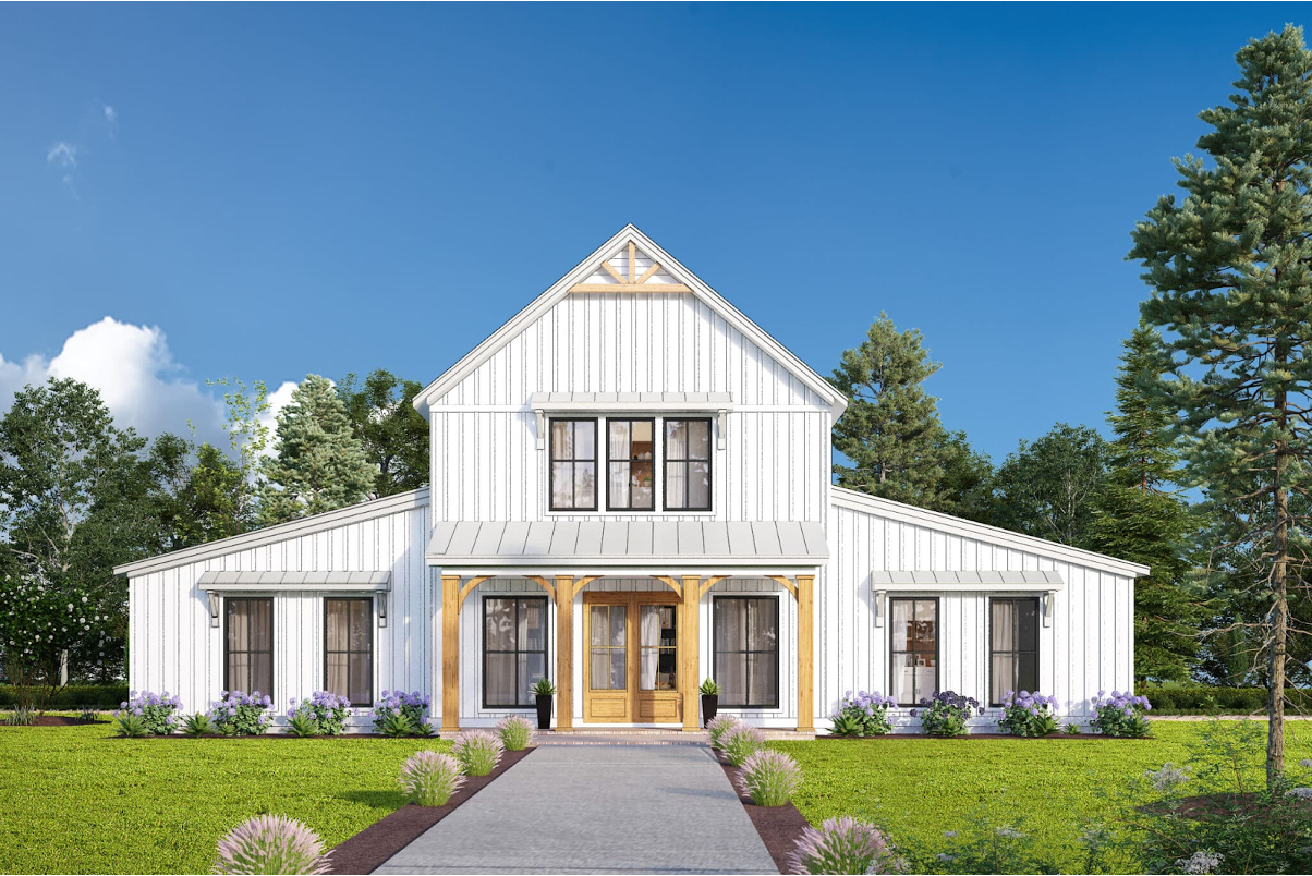 An image of a Barndominium. 