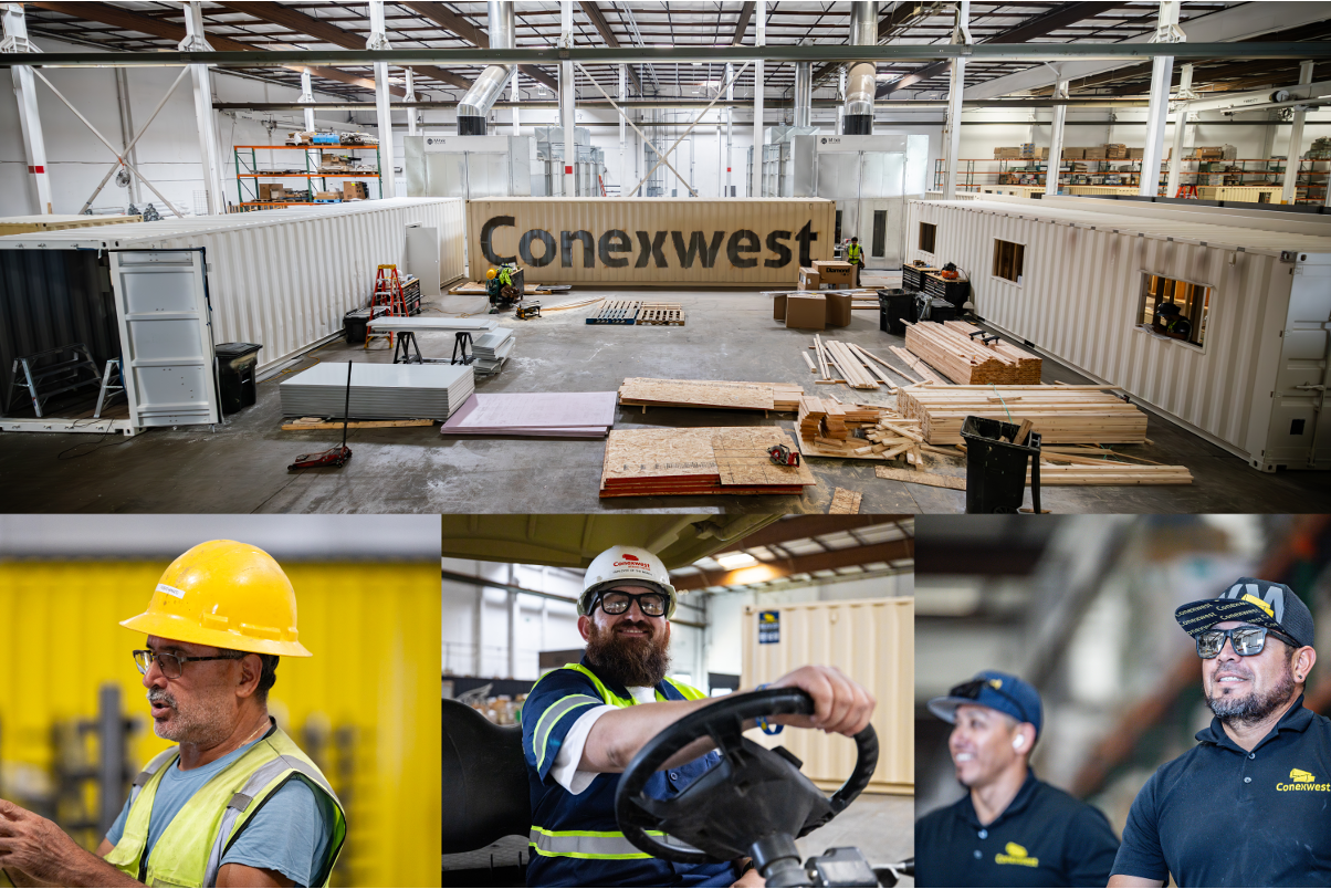 Conexwest team image grid. 