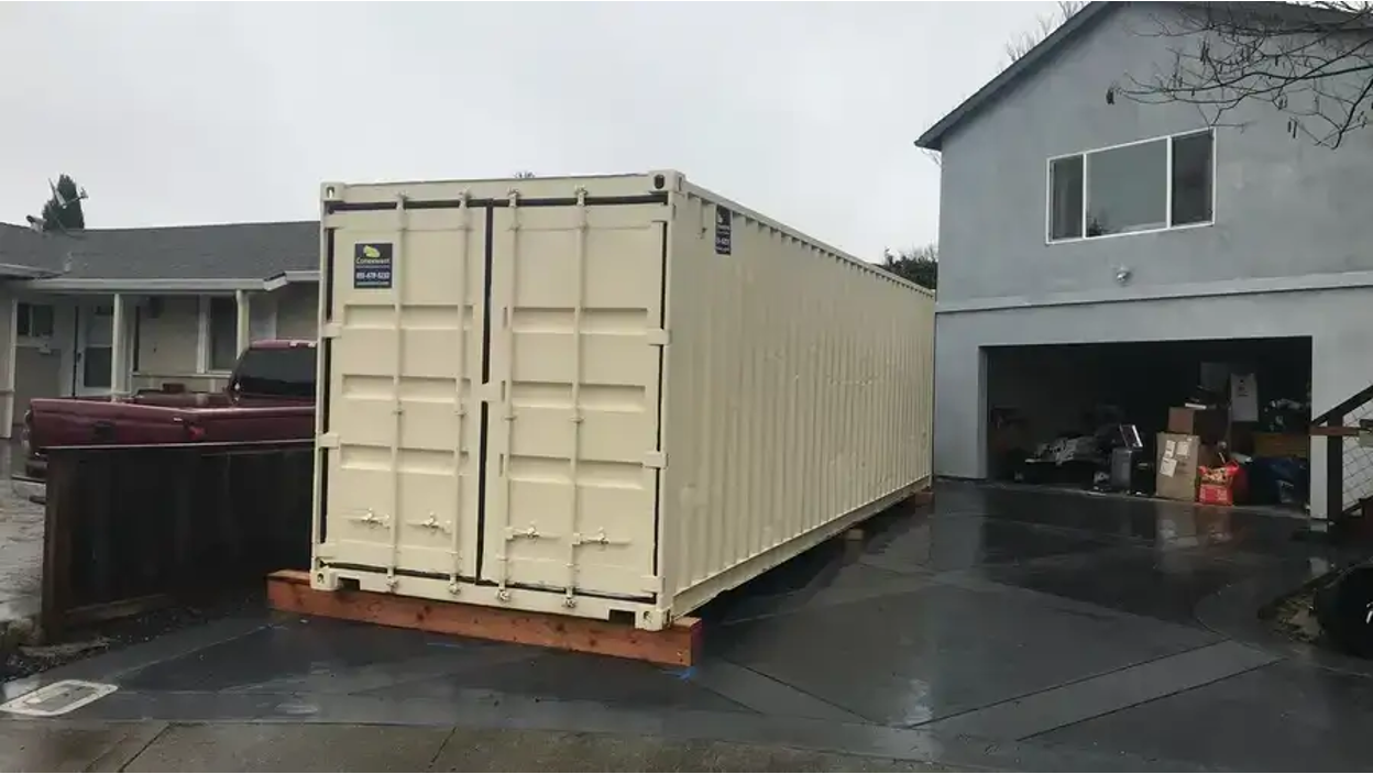 delivering shipping containers