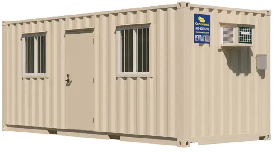 Refurbished office containers