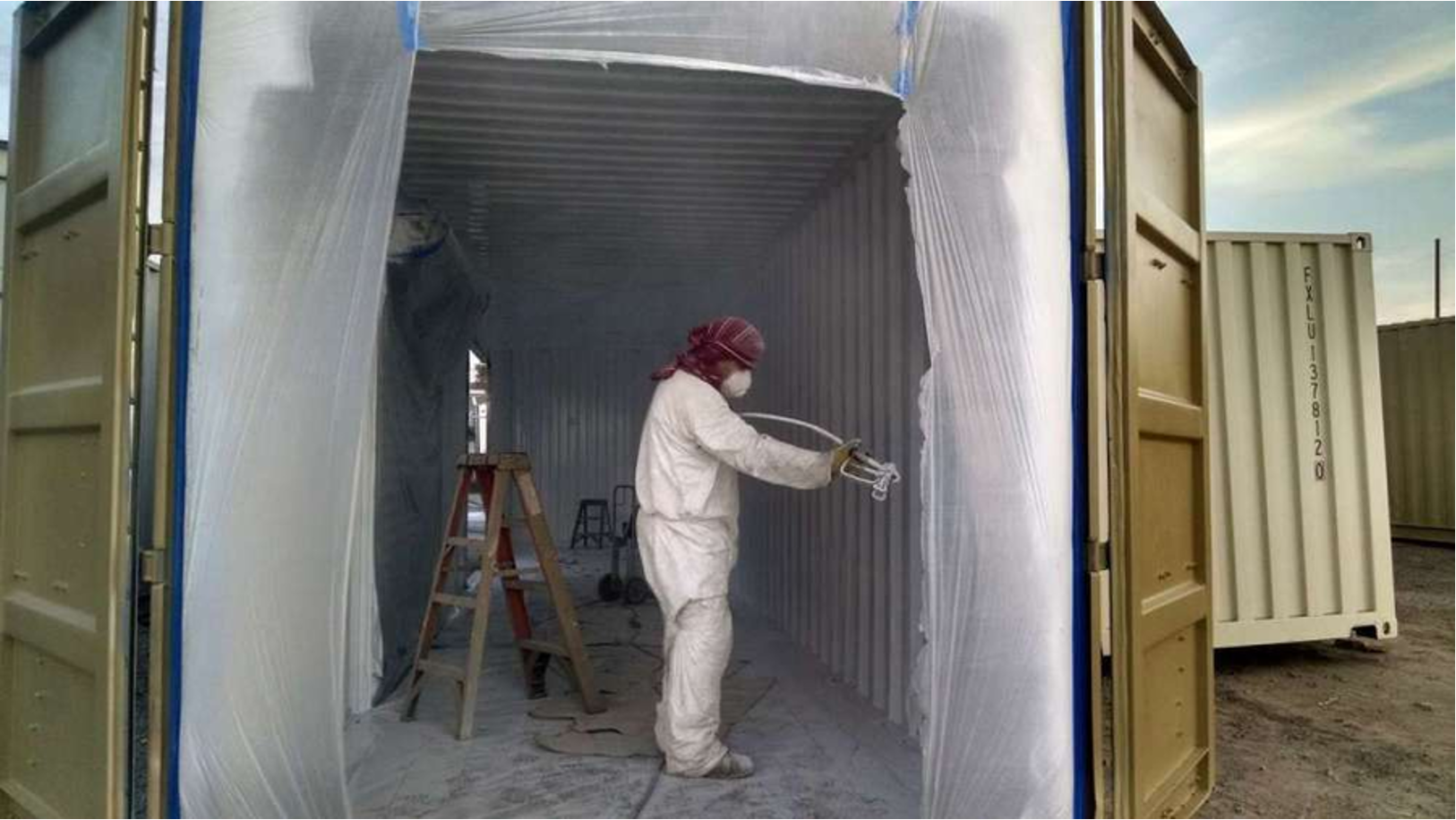 paint shipping containers