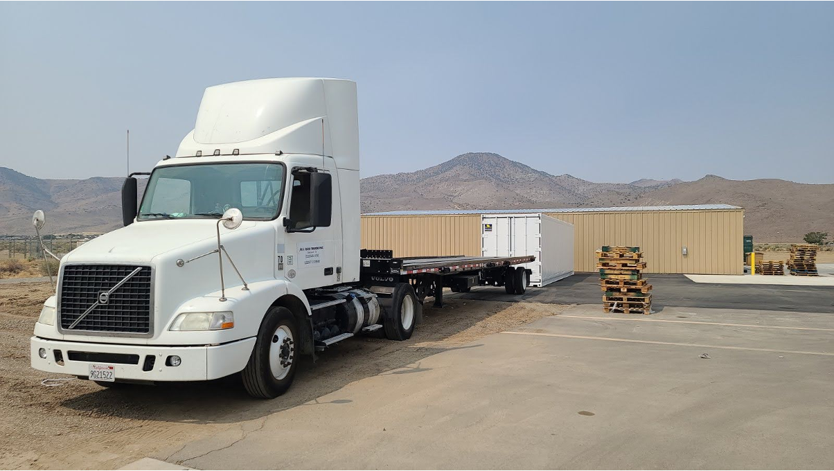Shipping Container Delivery by Conexwest. 