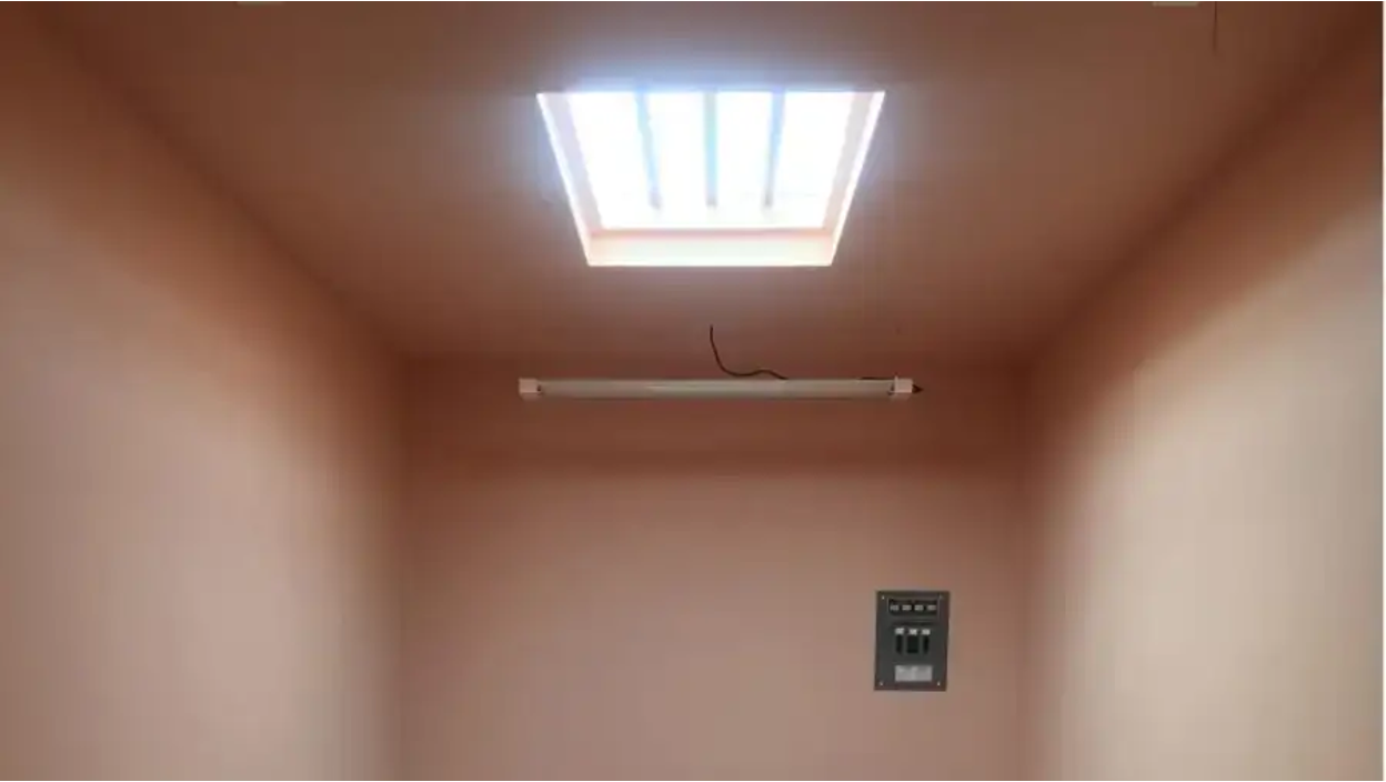 Skylight for shipping containers.