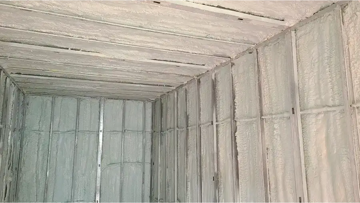 Spray foam insulation