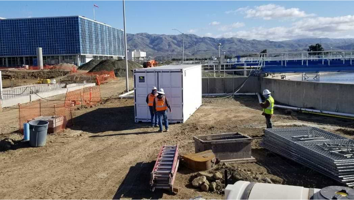 The Conexwest team working on site.