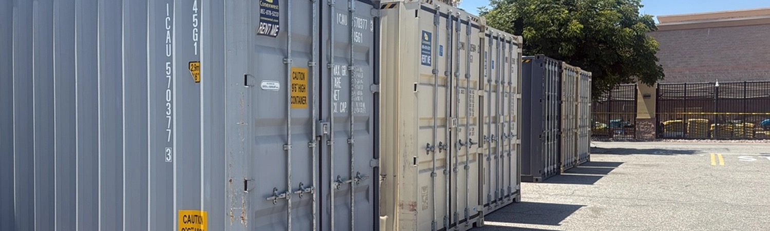 Containers on the street