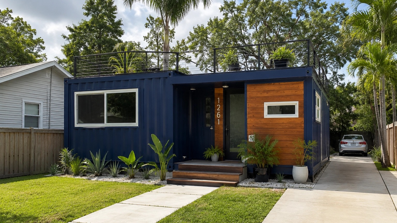 Modern container house