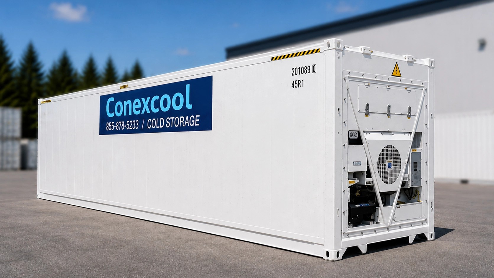 40ft refrigerated container for festivals and stadium events