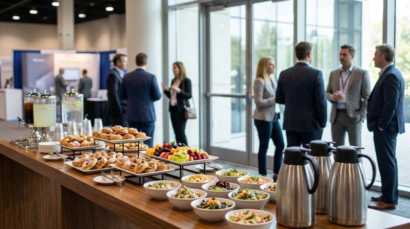 Conference event catering service