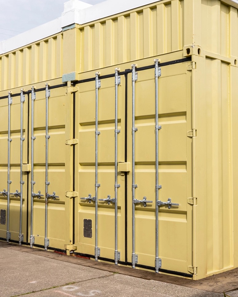 Shipping container MRI lab