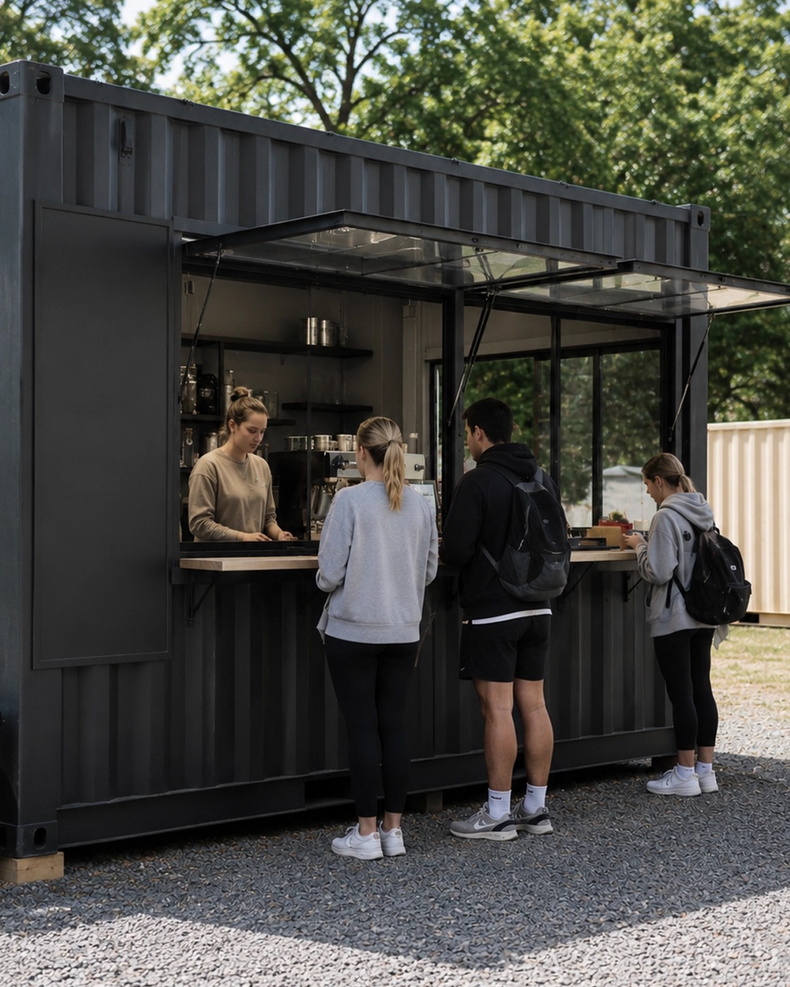 Cafe Shipping Container: Features, Dimensions, Add-Ons, and Costs