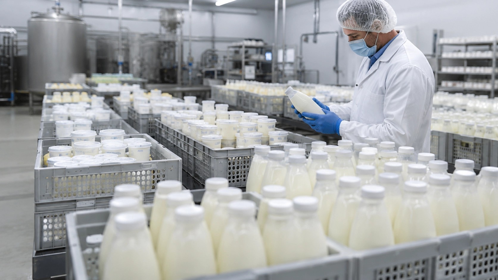 Dairy production cold storage