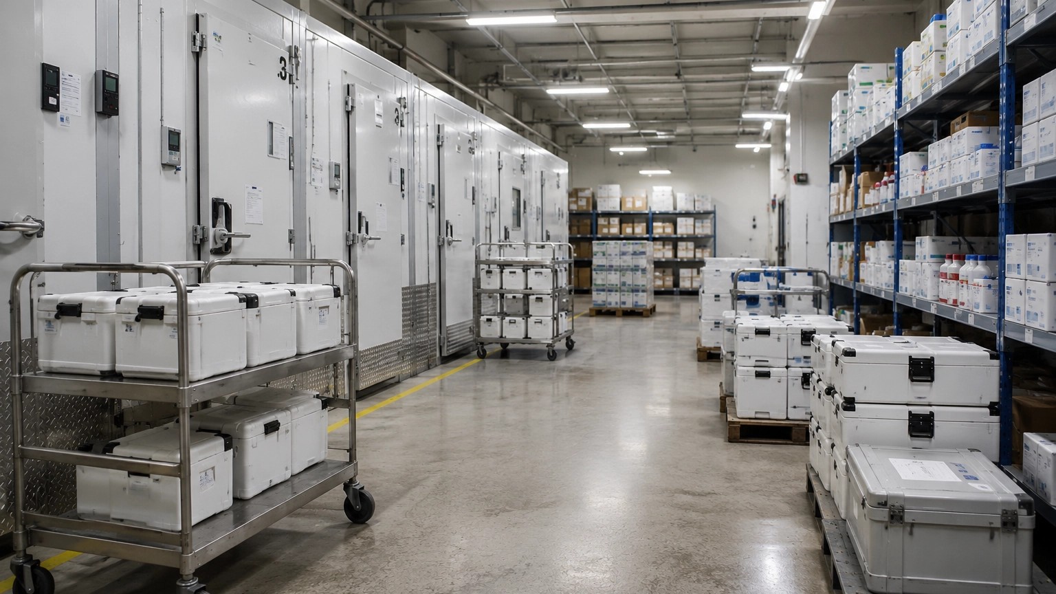 Clinical trial investigational product storage