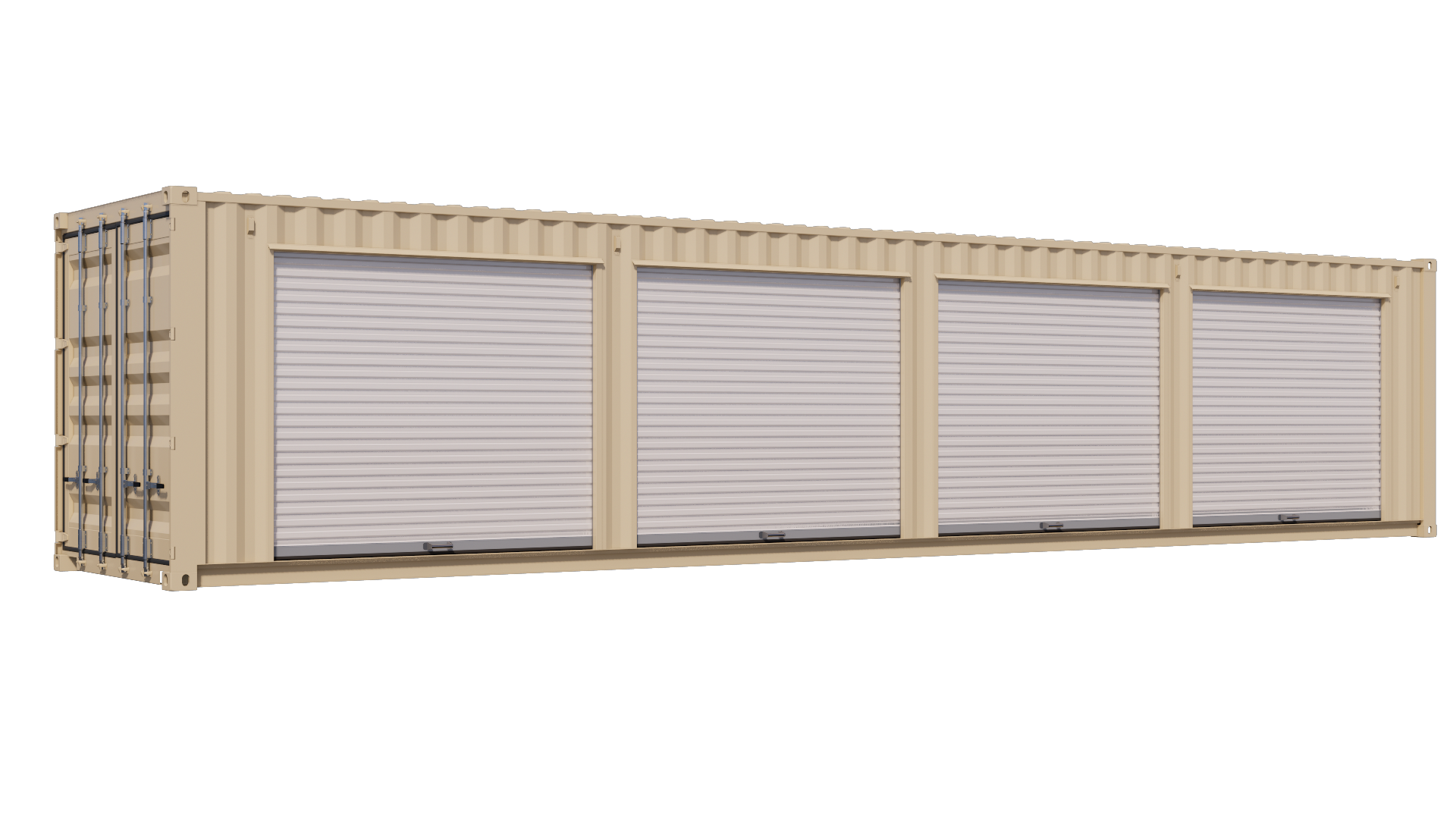 40ft Storage Container w/ Roll-up Doors near me | Conexwest