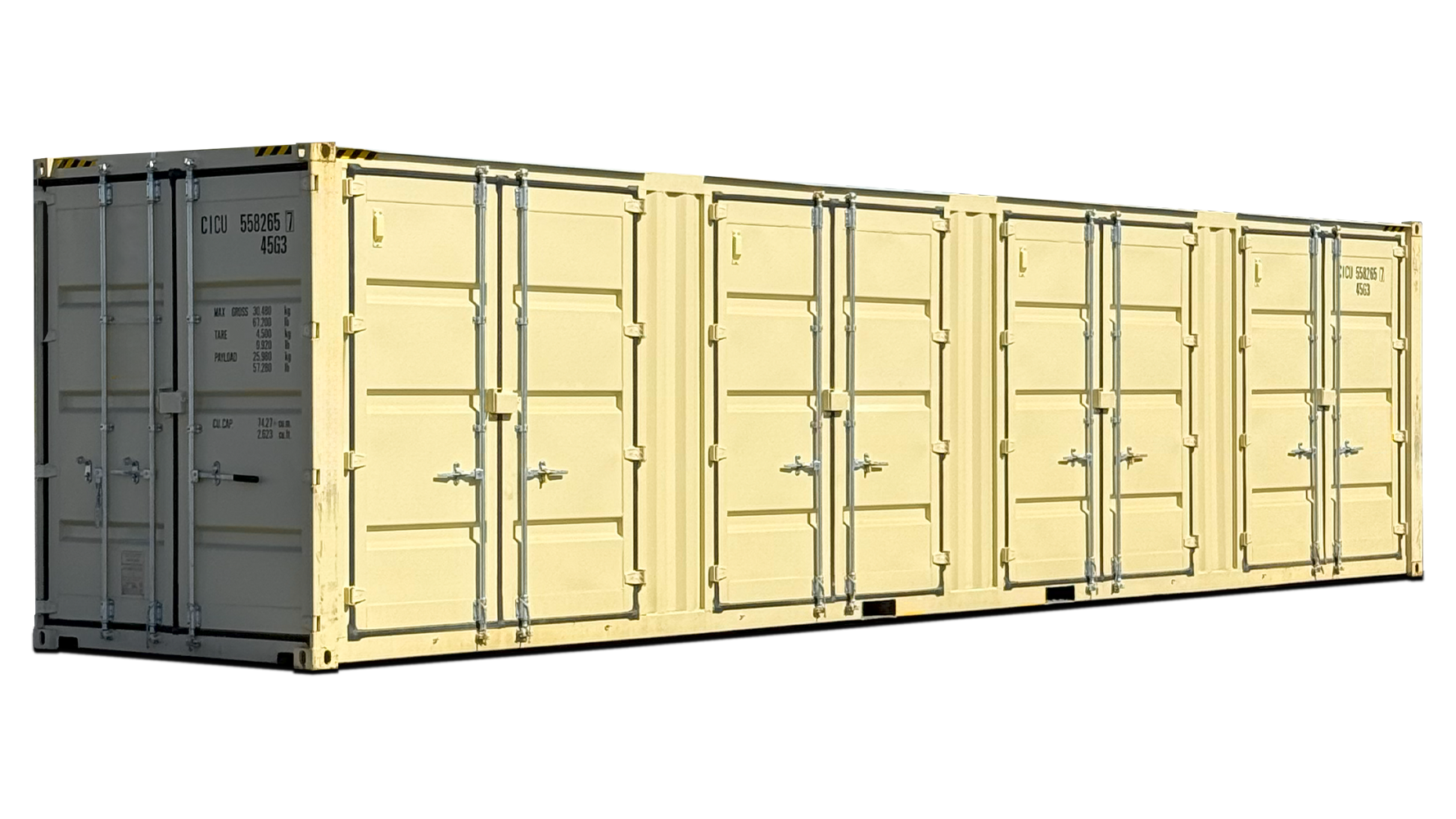 40ft High Cube Open Side 4-Doors Shipping Container near me