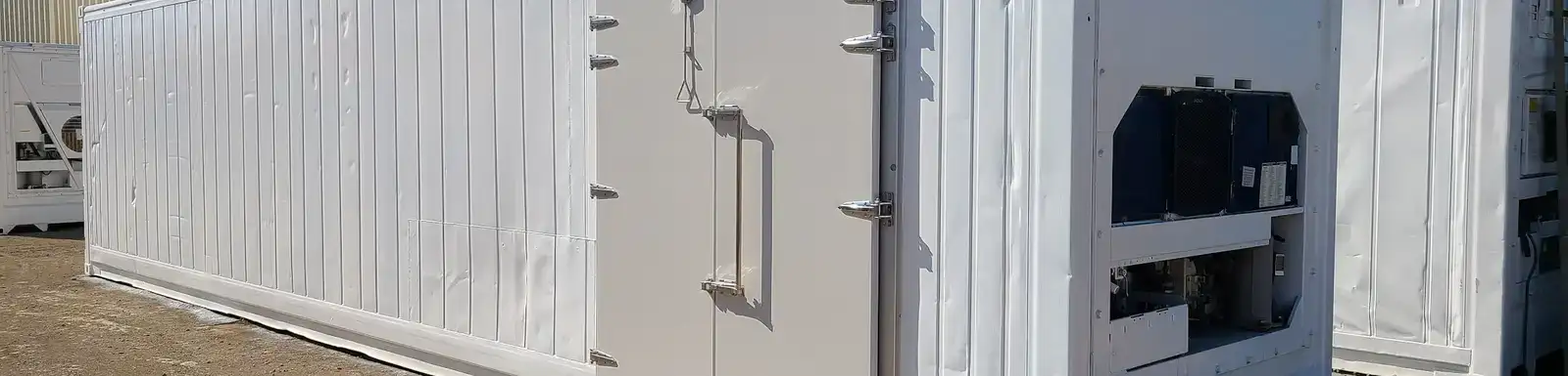 40ft refrigerated container with butcher door