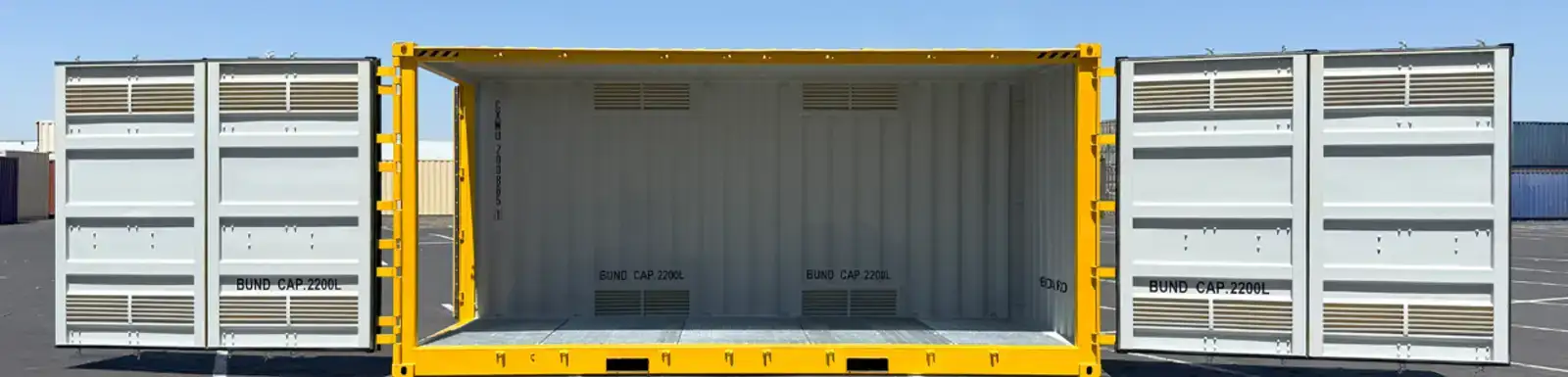 20ft High Cube Open Side Hazmat