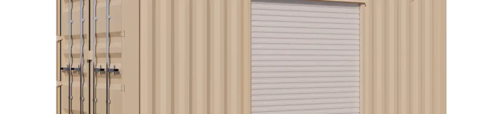 20ft Storage Container With Roll-Up Door