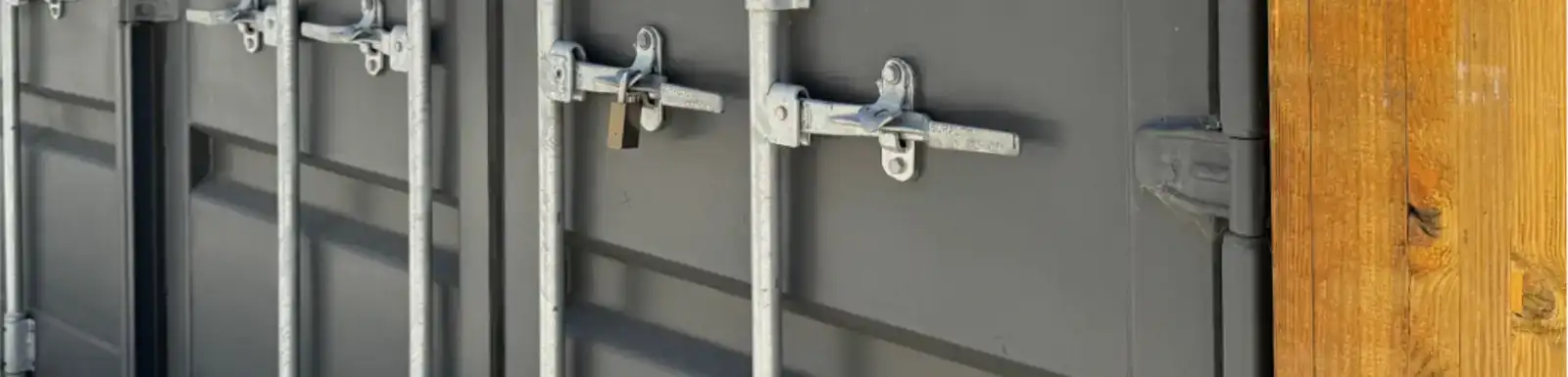 modified shipping container door