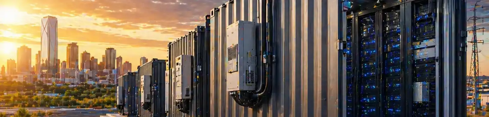 an AI image of Oklahoma and data center containers 