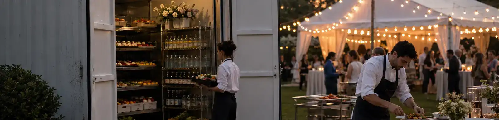 Temporary Cold Storage for Catering Events | Refrigerated Container Rentals