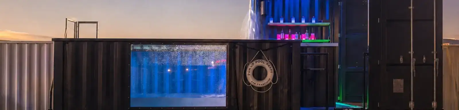 Image of pool and bar modified and build by Conexwest 