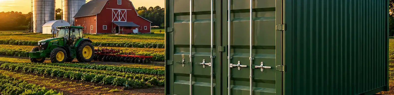Place A Shipping Container On Agricultural Land