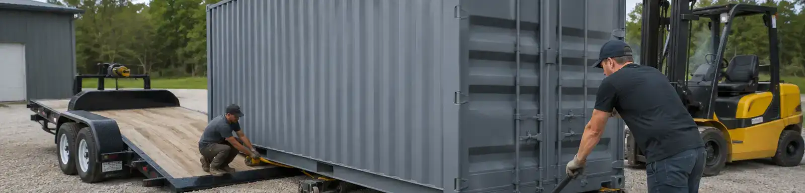 How To Move Shipping Containers: With & Without Heavy Equipment