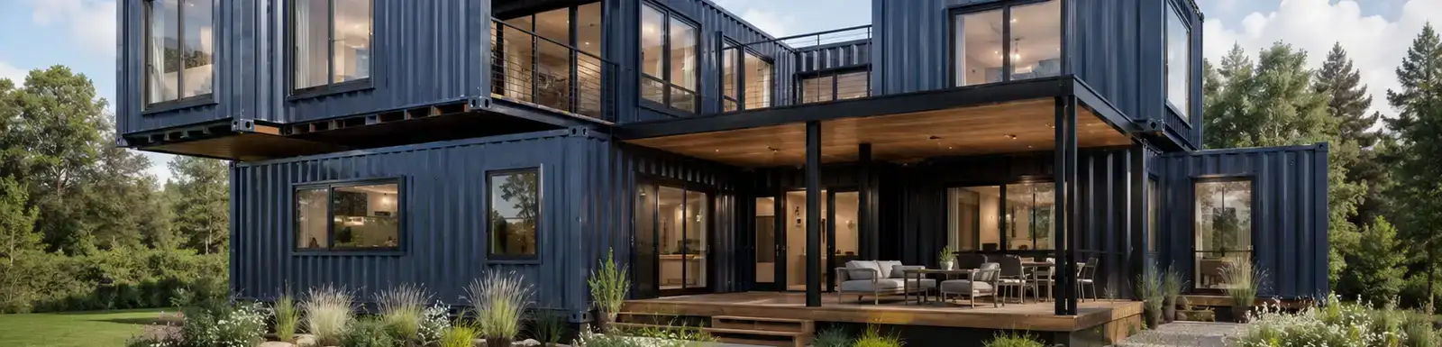 image of home from shipping containers 