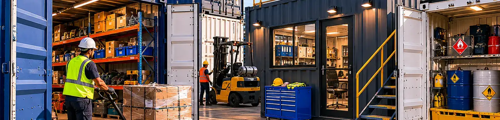  Shipping Containers for Industrial & Manufacturing Storage