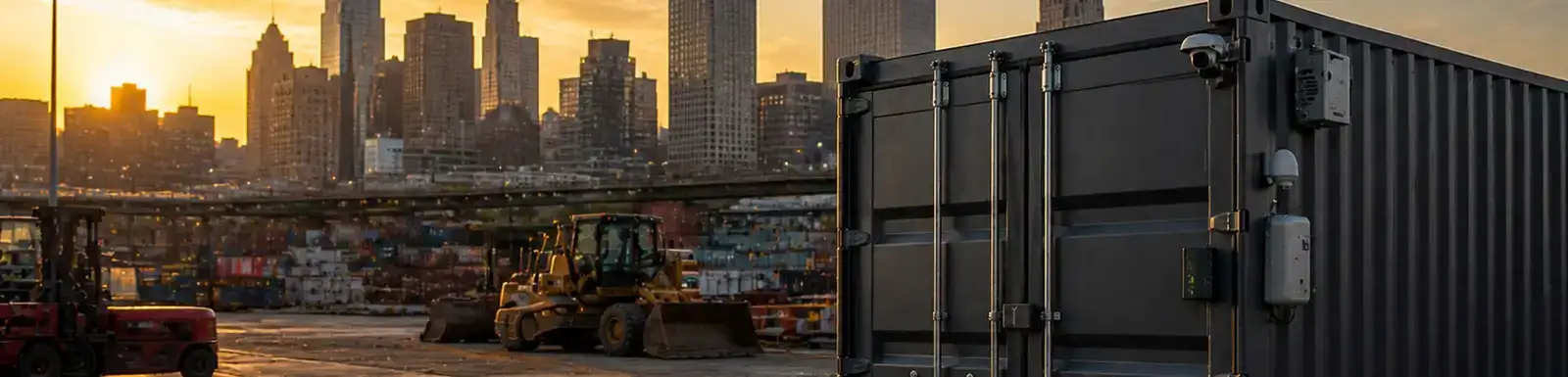 Newark AI image and shipping containers 