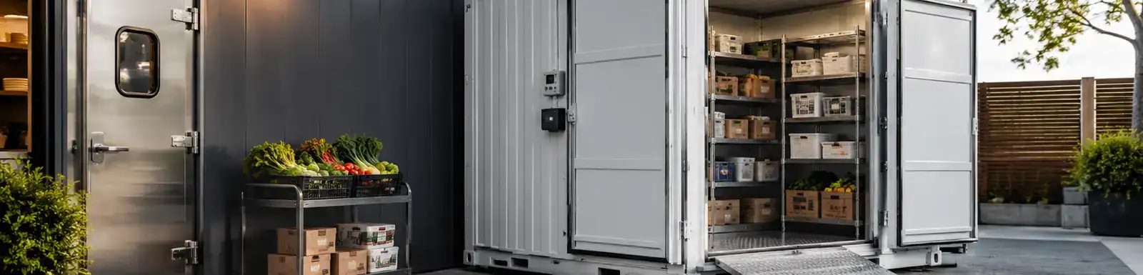 an ai generated image of a cold storage 