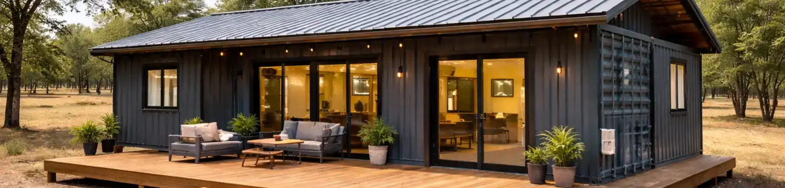 AI Generated Image of Shipping Container Home 