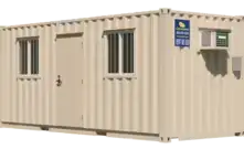 20ft On-Site Mobile Ground Level Office Container for Rent