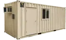 20ft combo office plus storage container for sale