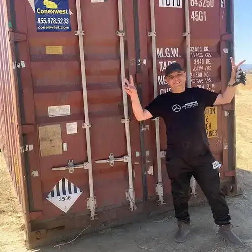 We needed a office container for our farm operation, and were going to get more!