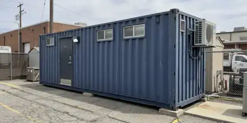 Container locker rooms