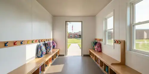 Container locker rooms