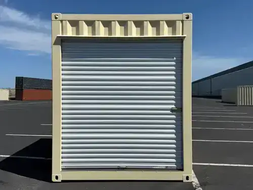 Containers with roll-up doors